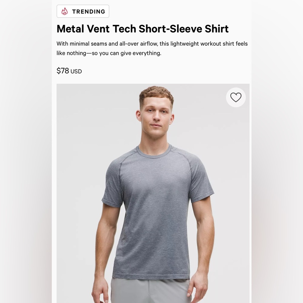METAL VENT TECH SHORT SLEEVE SHIRT
